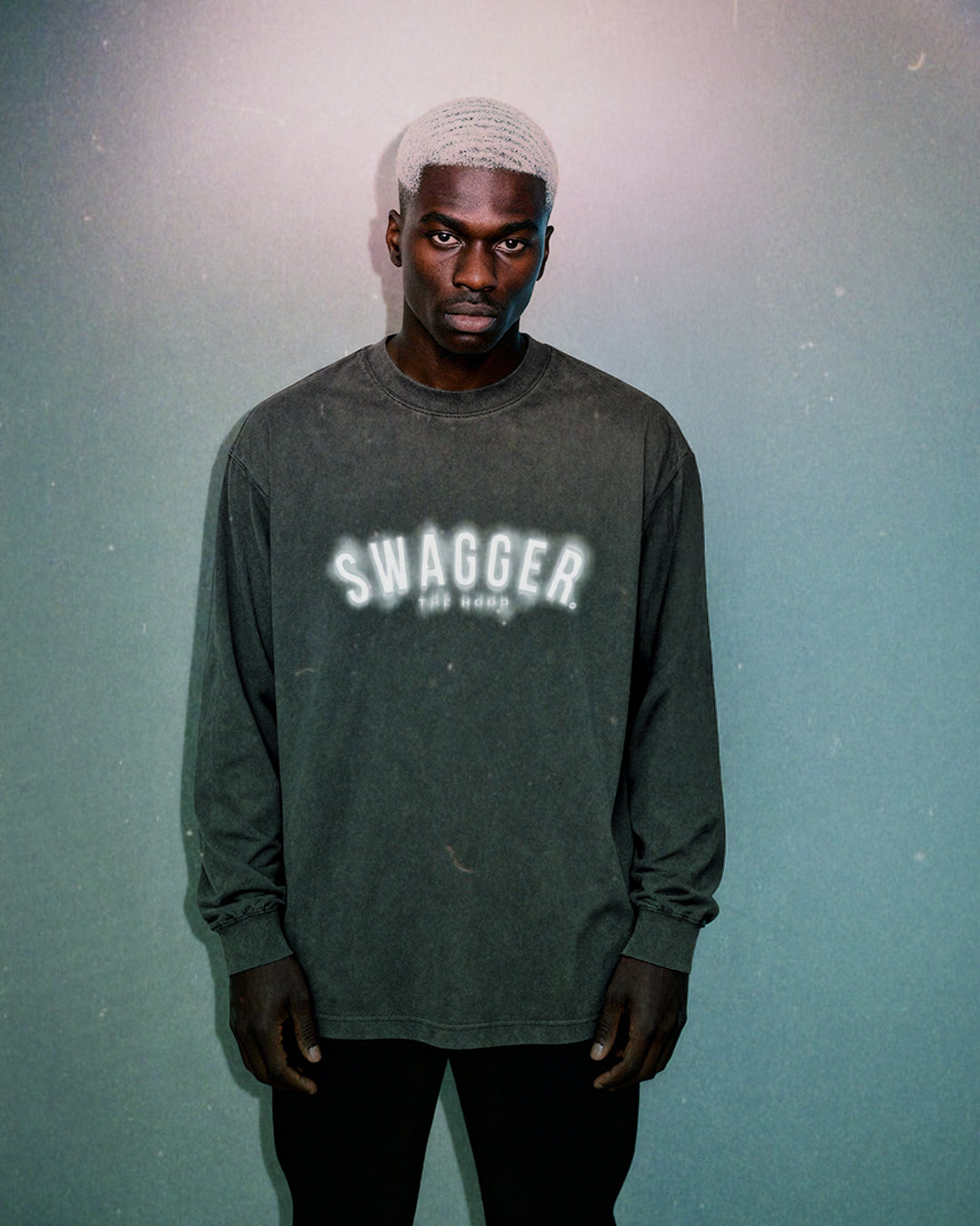 Melt Logo LS Tee <C.GRAY>