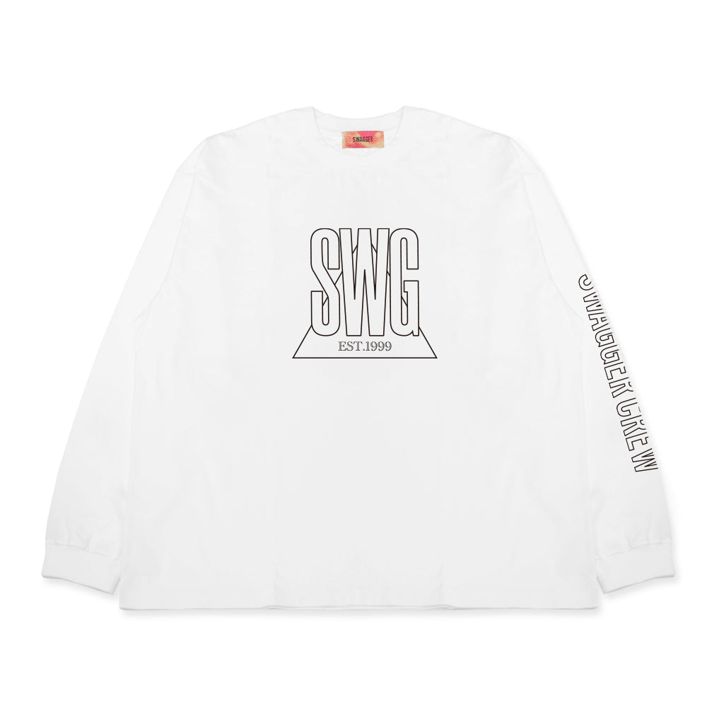 TRIANGLE LOGO LT-SHIRT WHITE
