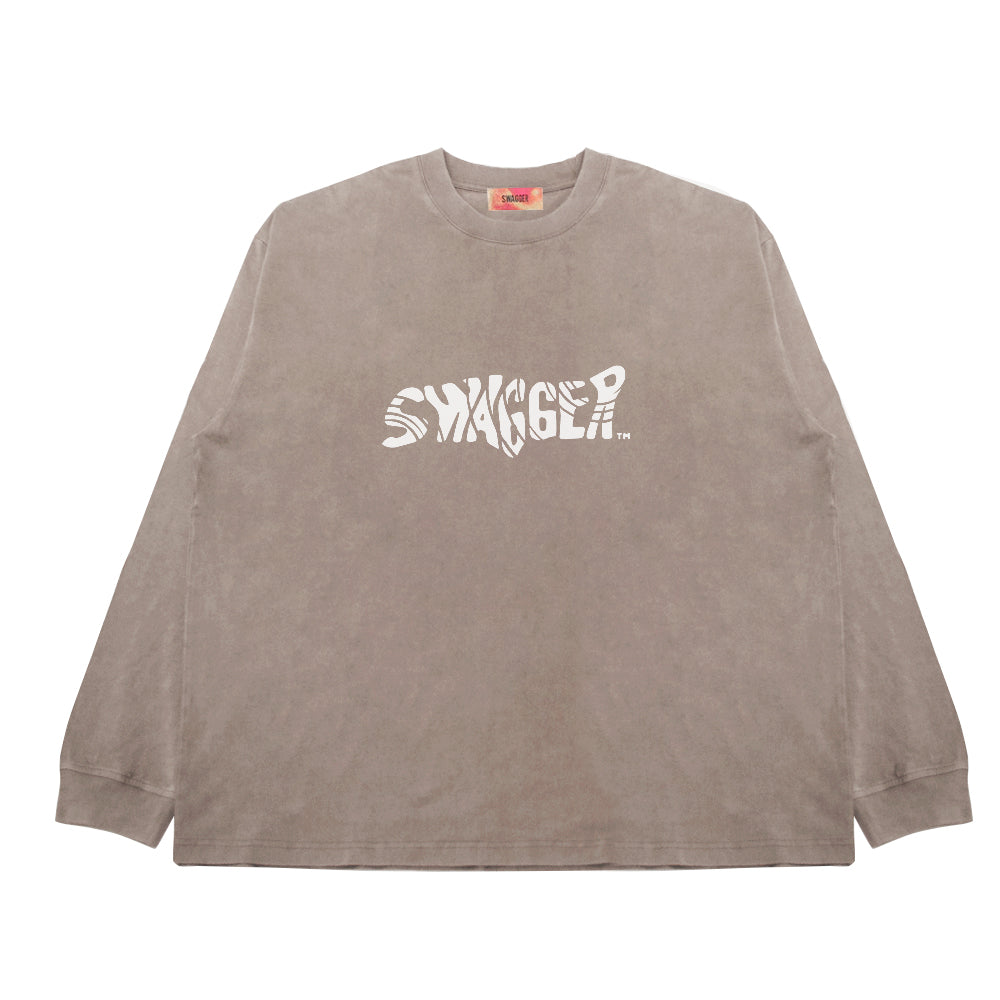 PSYCHEDELIC LOGO LT-SHIRT BEIGE