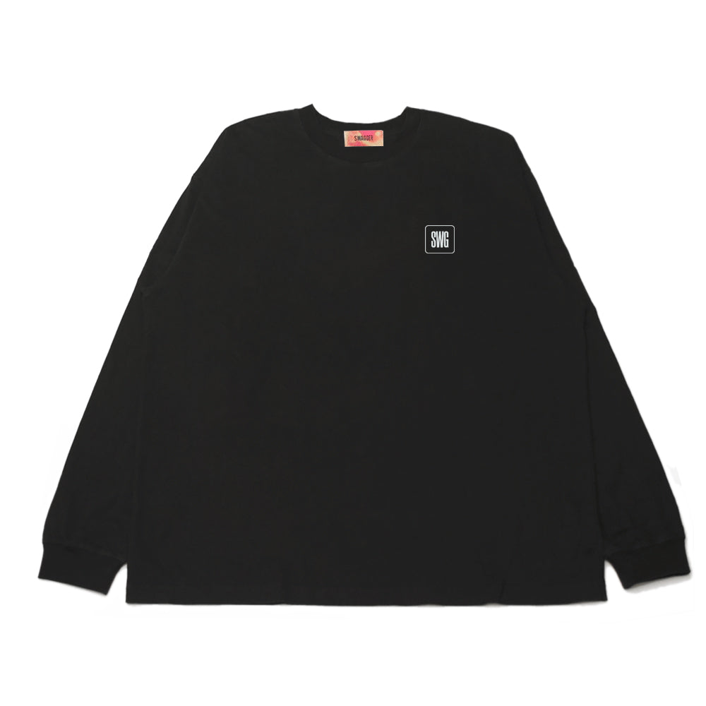 SWG BOX LOGO LT-SHIRT BLACK