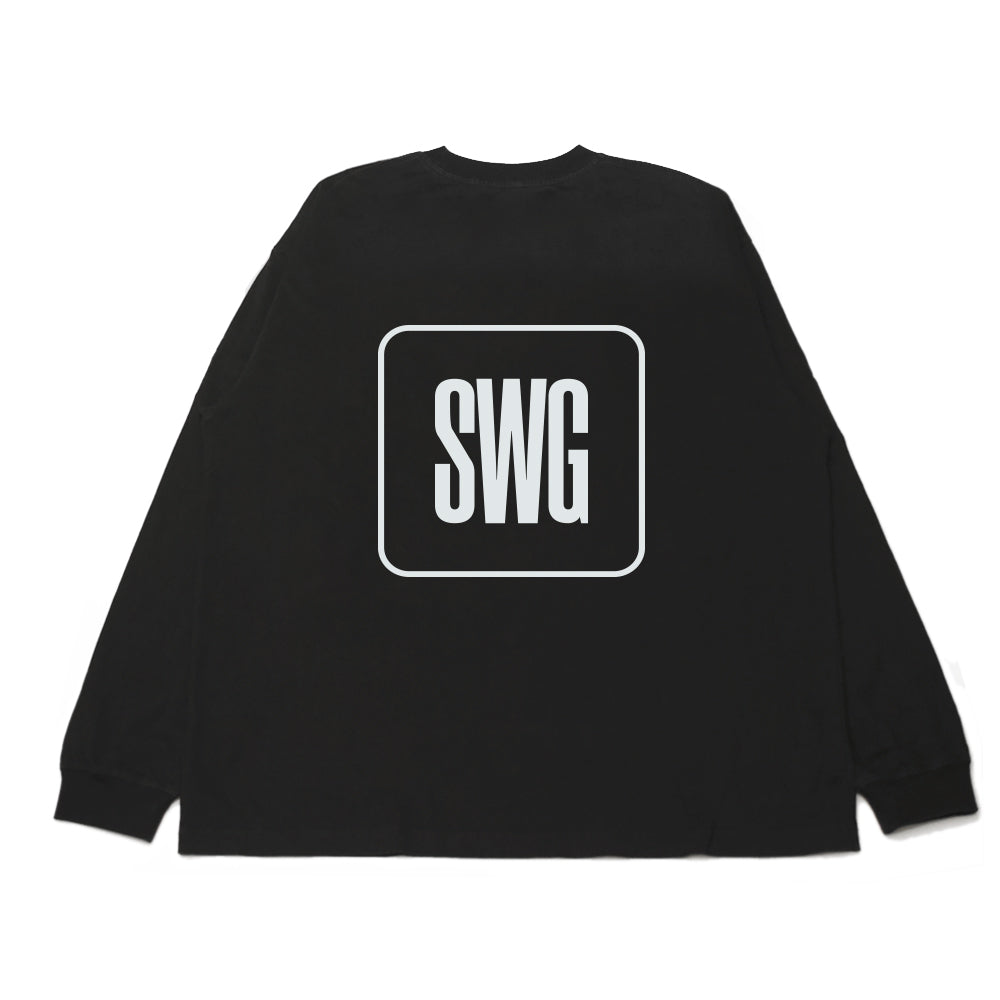 SWG BOX LOGO LT-SHIRT BLACK