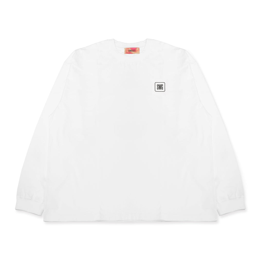 SWG BOX LOGO LT-SHIRT WHITE