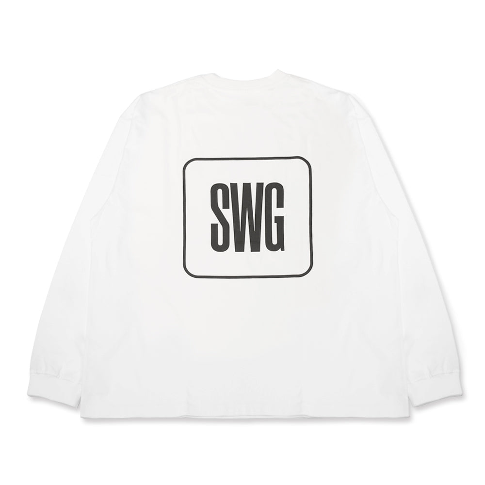 SWG BOX LOGO LT-SHIRT WHITE