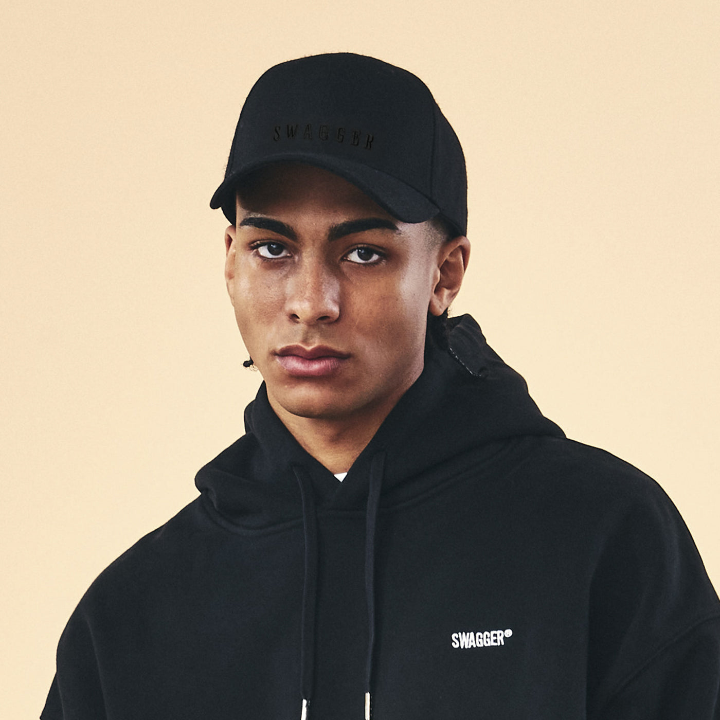 SWAGGER LOW CAP BLACK×BLACK