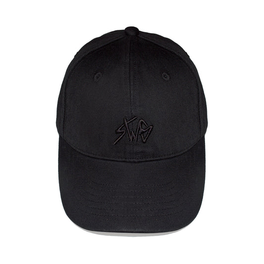 SIGNATURE LOGO BASIC CAP <BLK×BLK>
