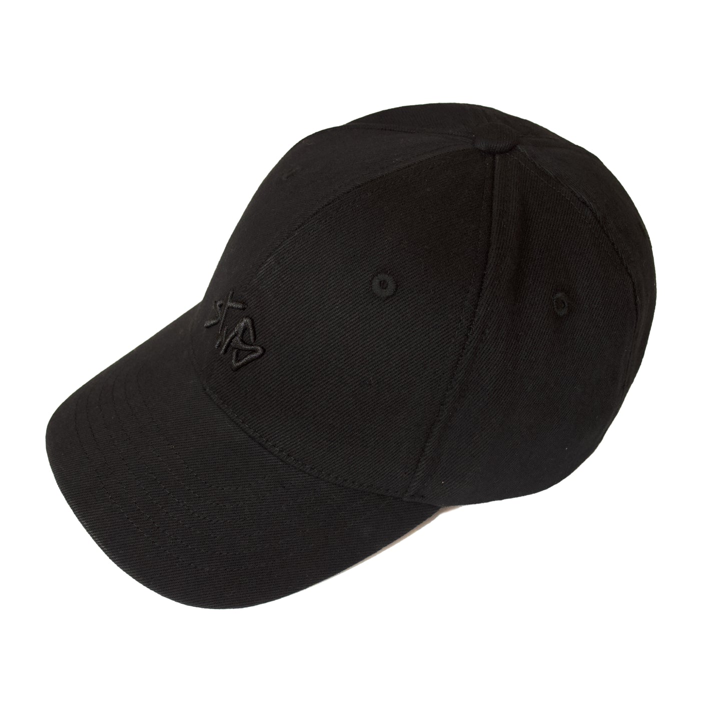 SIGNATURE LOGO BASIC CAP <BLK×BLK>
