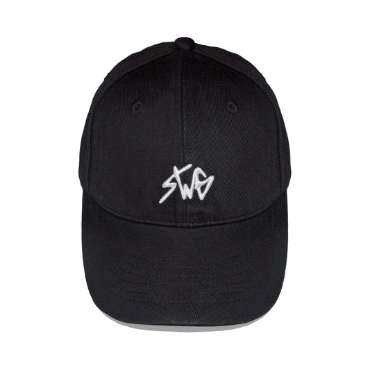 SIGNATURE LOGO BASIC CAP <BLK×WHT>