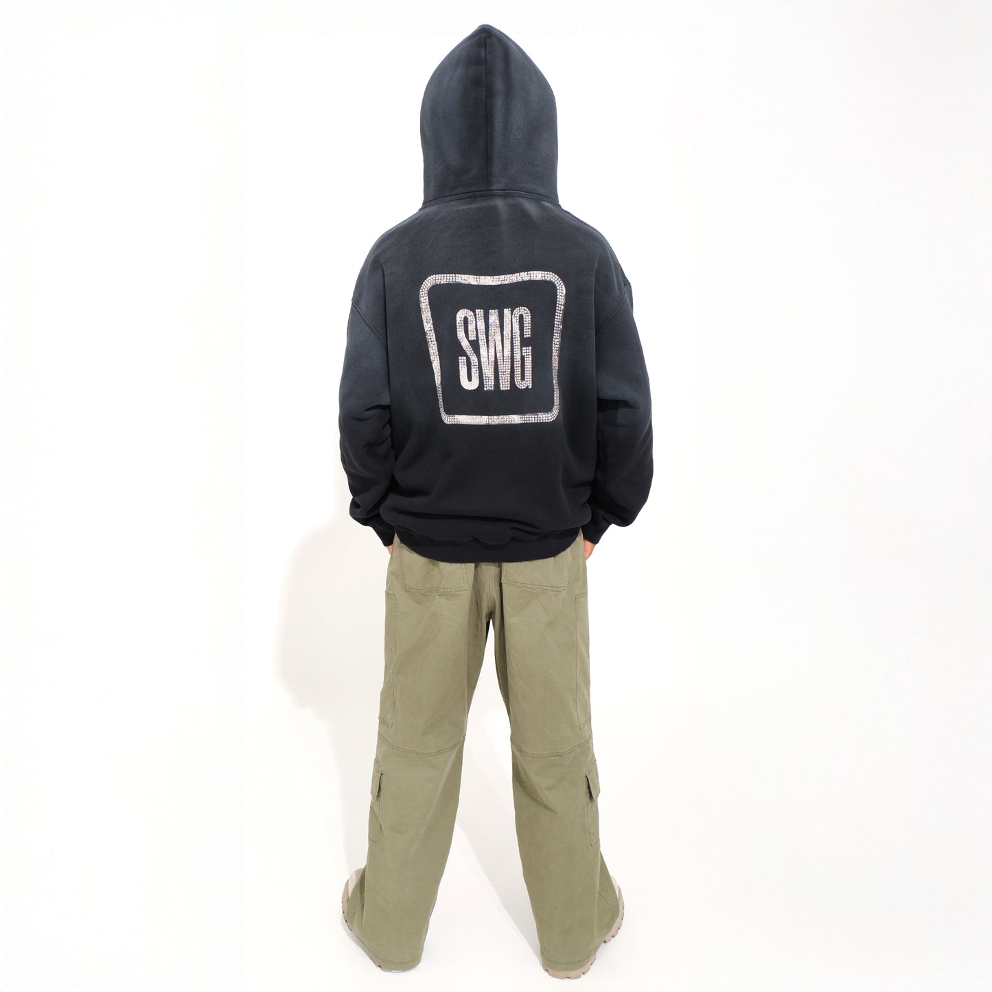 予約商品 | SWG BOX Stone Hoodie <BLACK>