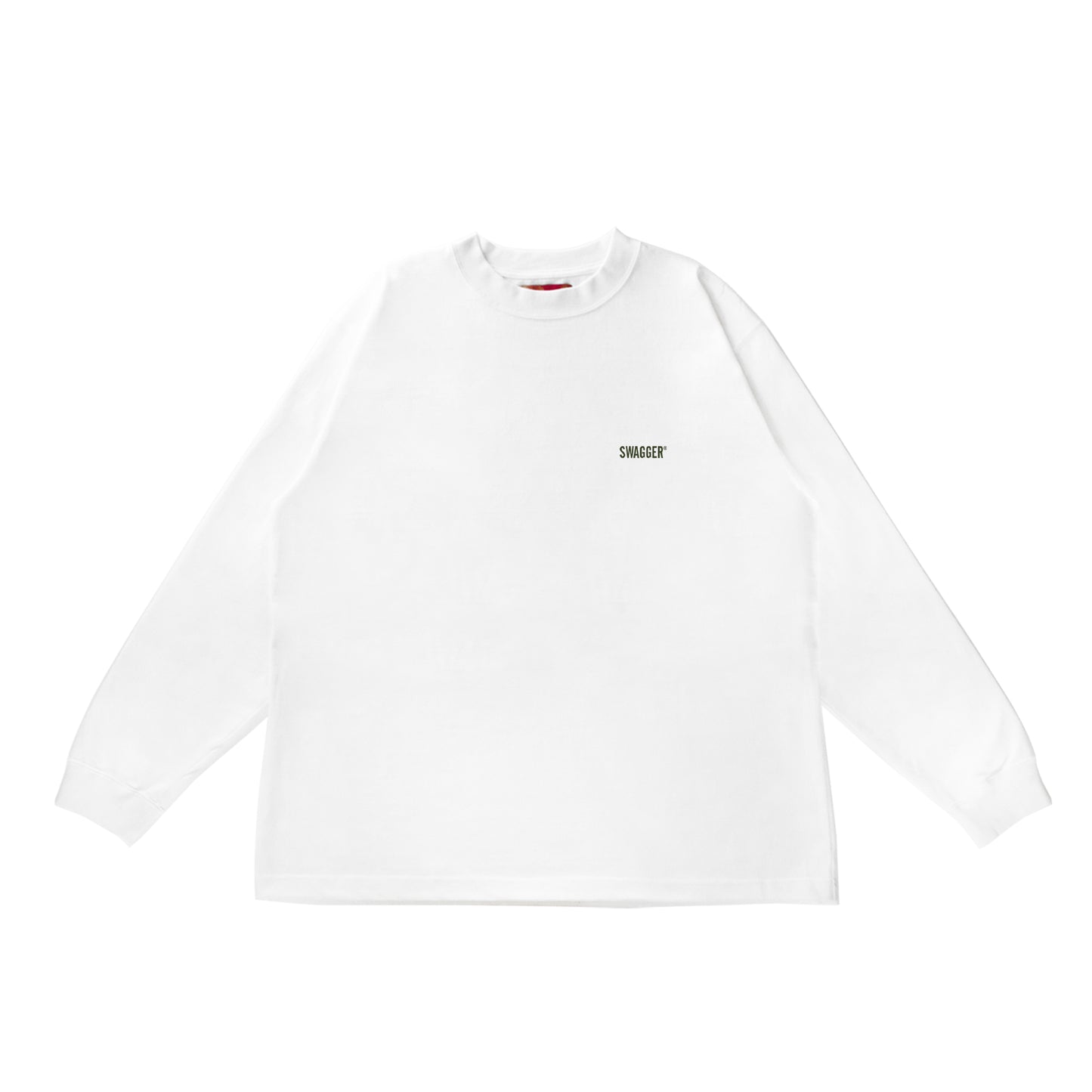 Chest Logo LS Tee <WT×KHAKI>