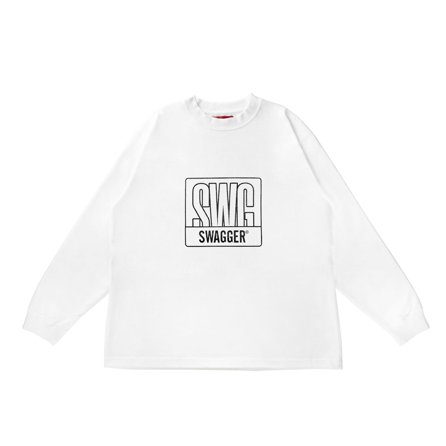 Frame Box Logo LS Tee <WHITE>