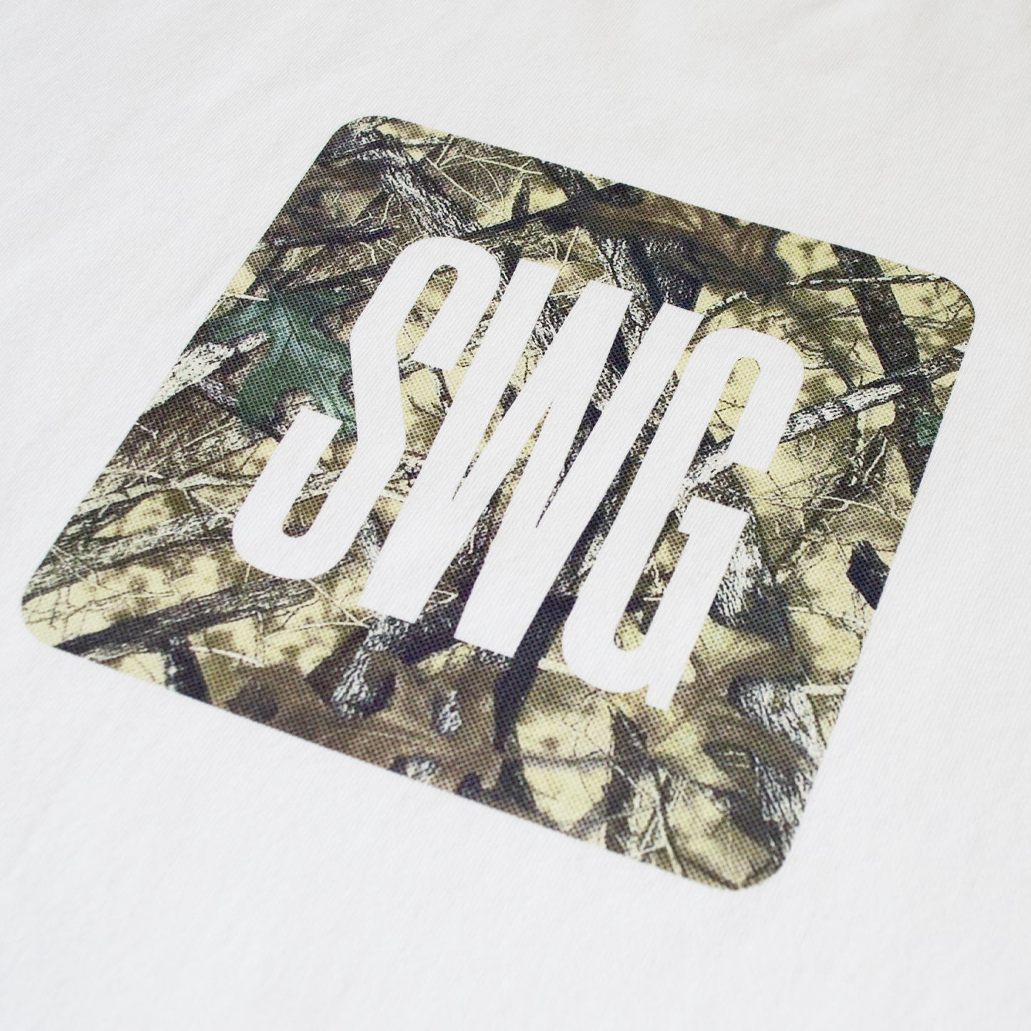 Camo Box Logo LS Tee <WHITE>