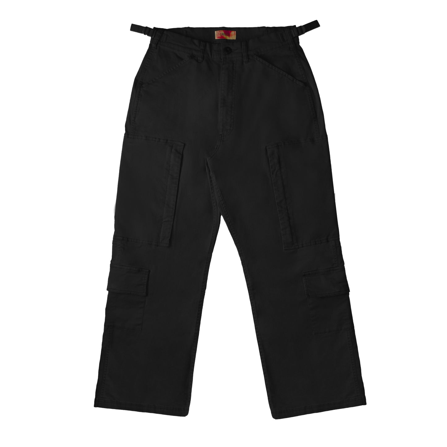 8Pocket Cargo Pants <BLACK>