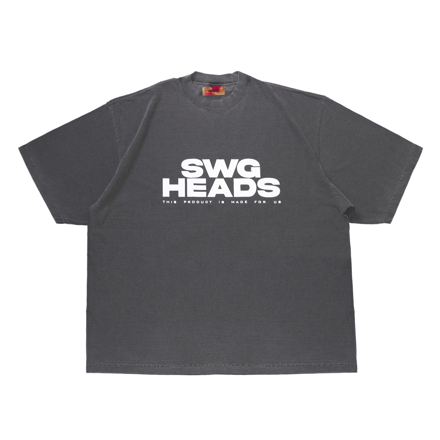 SWG HEADS OVER SIZE T-SHIRT C.GRAY