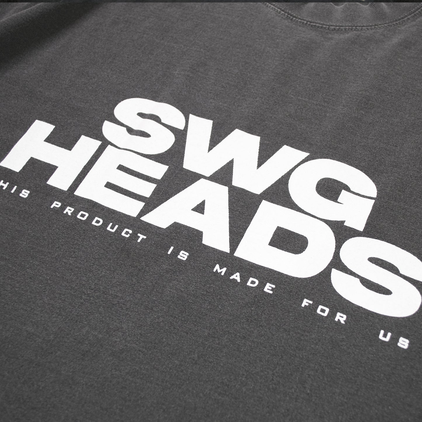 SWG HEADS OVER SIZE T-SHIRT C.GRAY