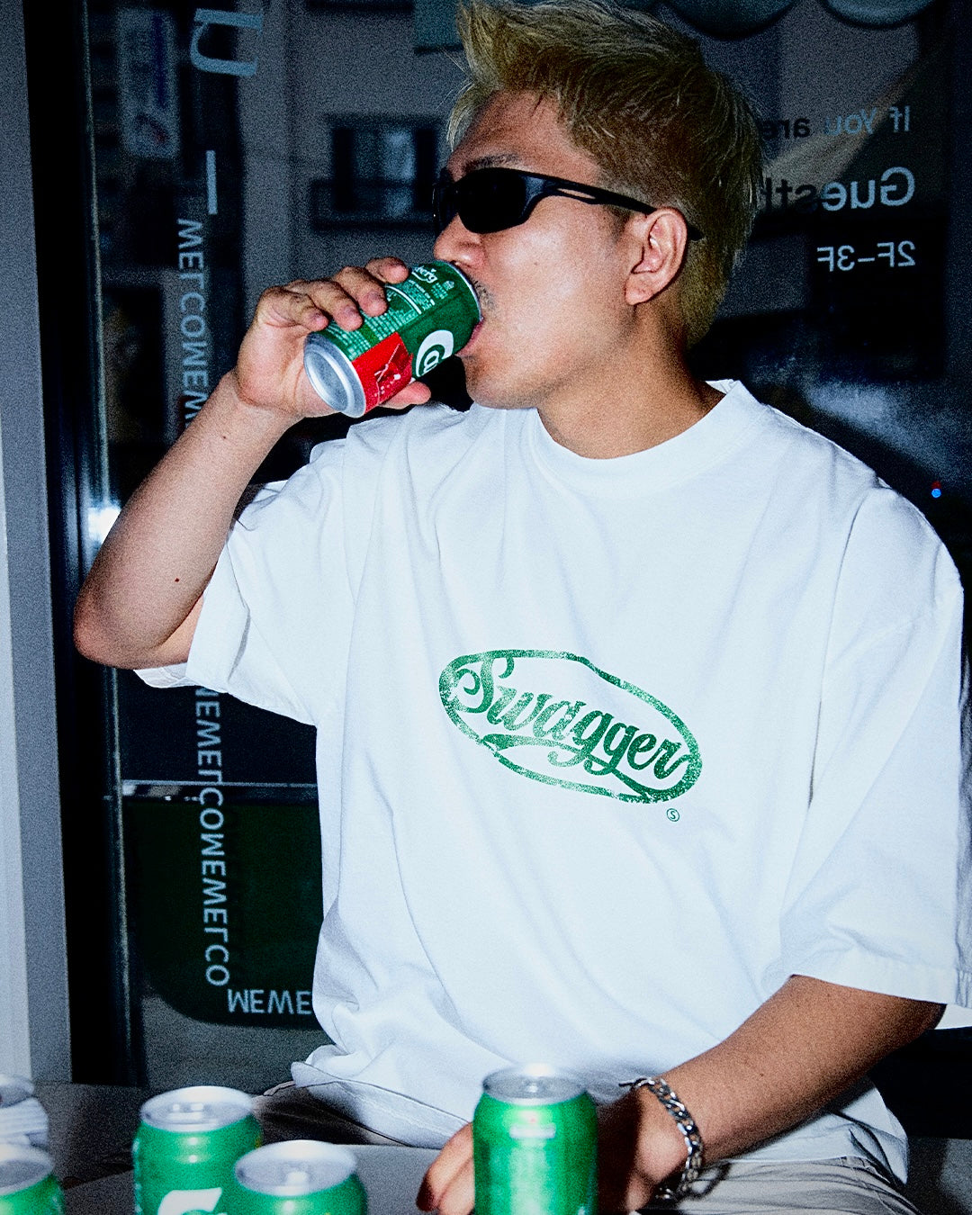 CIRCLE LOGO OVER SIZE T-SHIRT WHITE