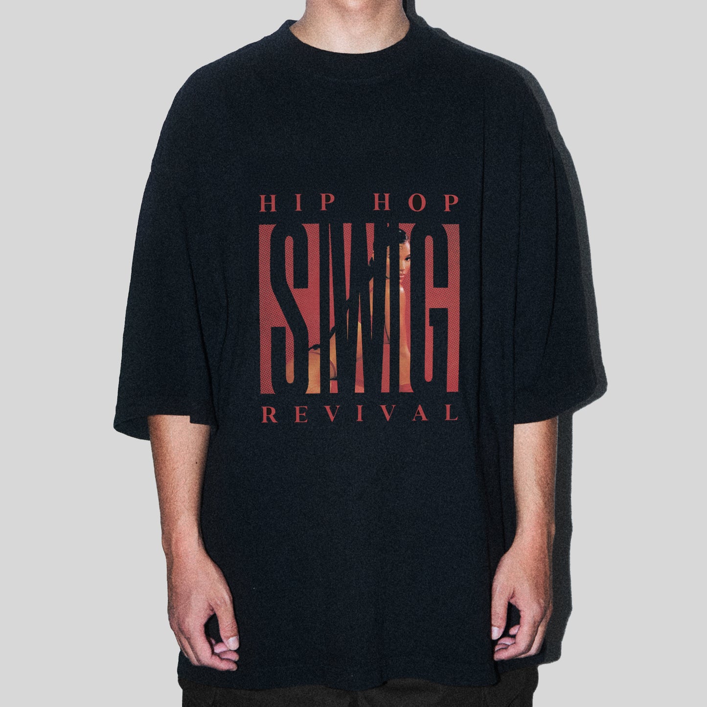 <予約商品> SWG DIVA OVER SIZE T-SHIRT BLACK