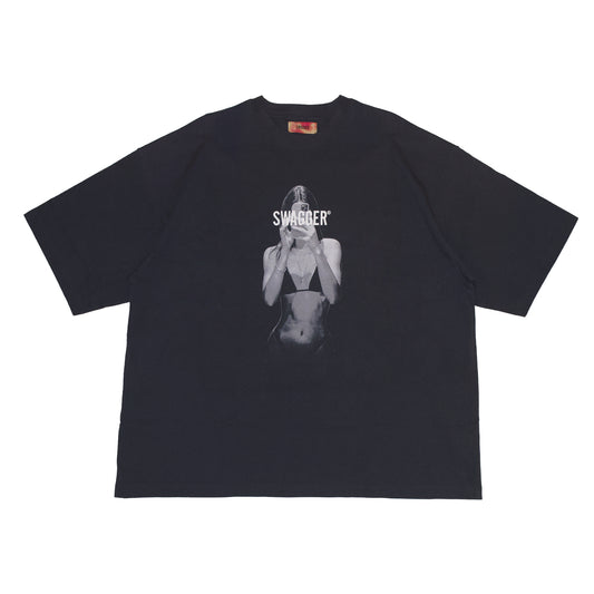 <限定カラー>INFLUENCER OVER SIZE T-SHIRT C.GRAY