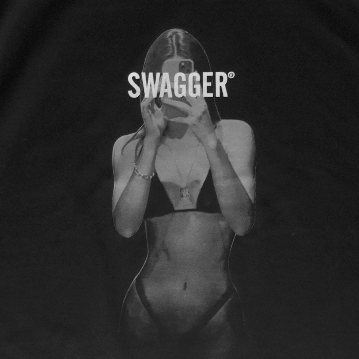 <限定カラー>INFLUENCER OVER SIZE T-SHIRT BLACK×WHITE
