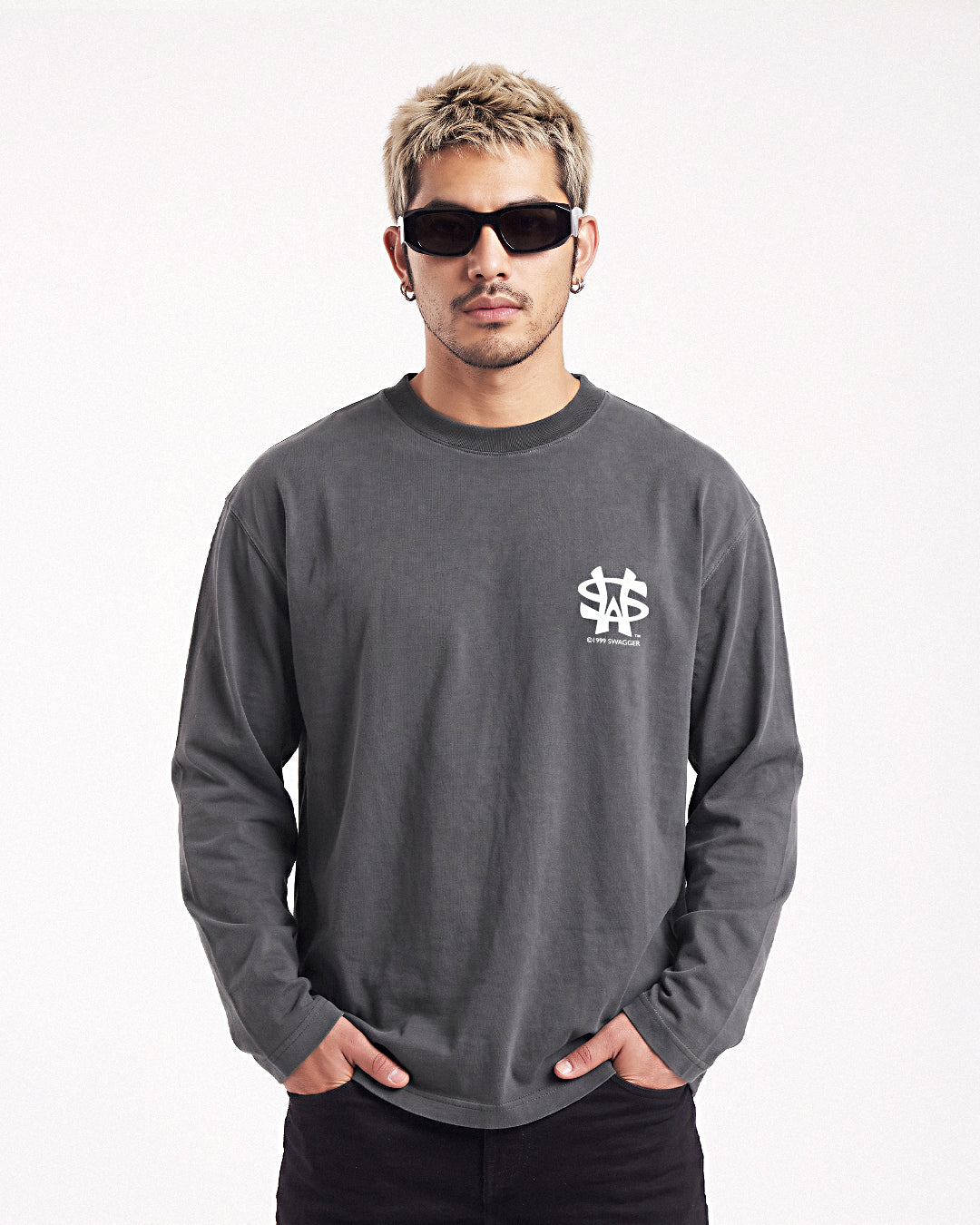 SW 1999 Logo LS Tee (C.Gry)