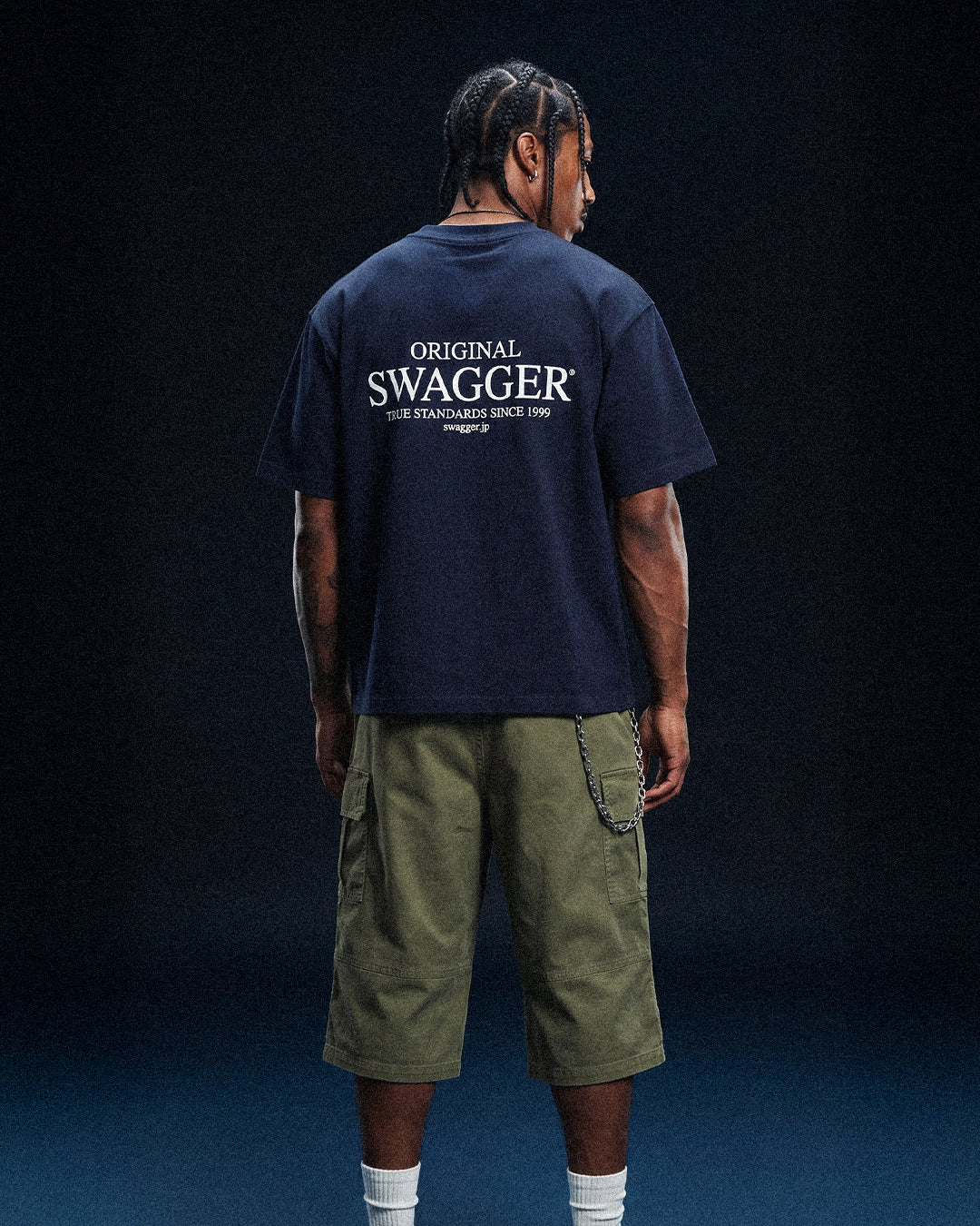 OG SWG Logo Basic Tee <Navy>