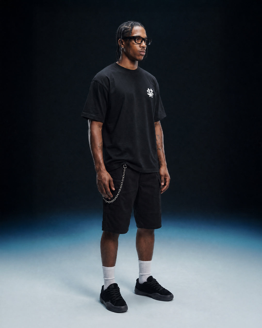 SW Logo Basic Tee <Black>