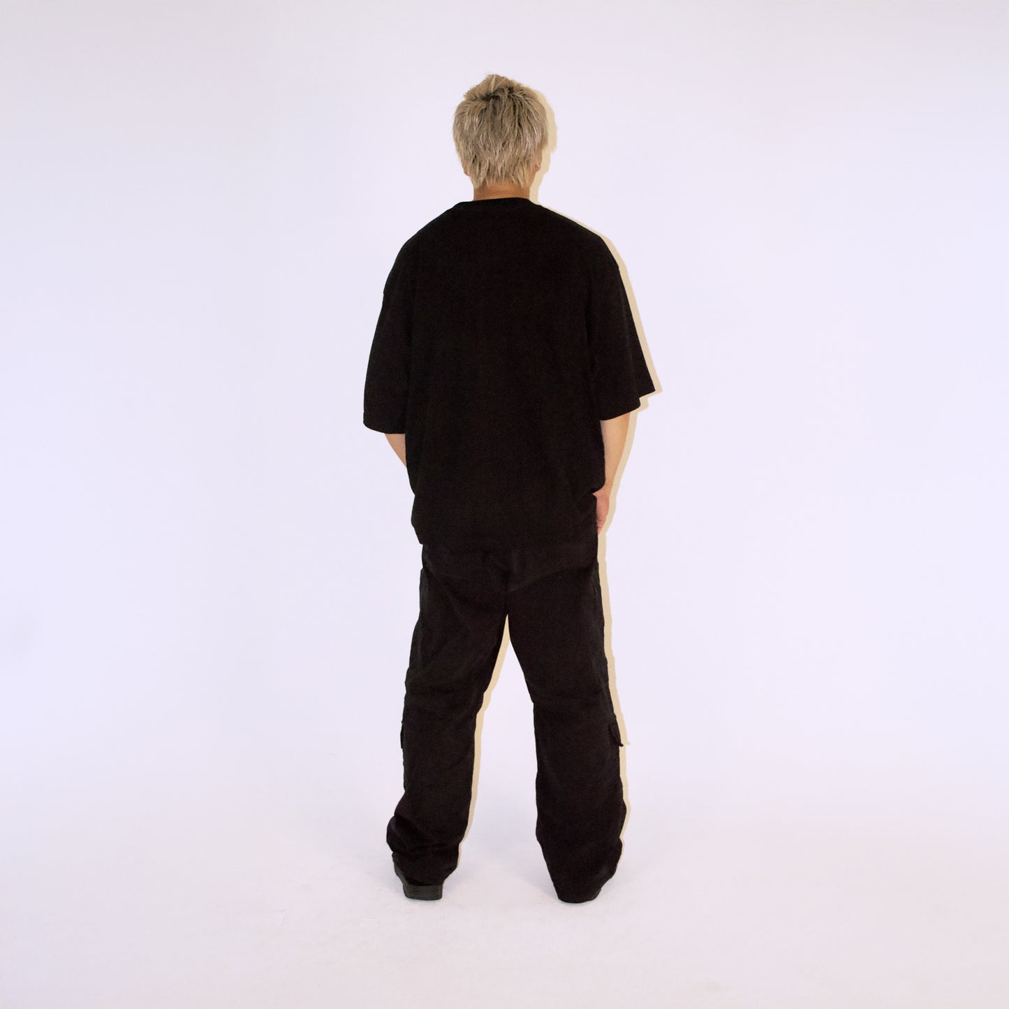 <限定カラー>INFLUENCER OVER SIZE T-SHIRT BLACK×WHITE