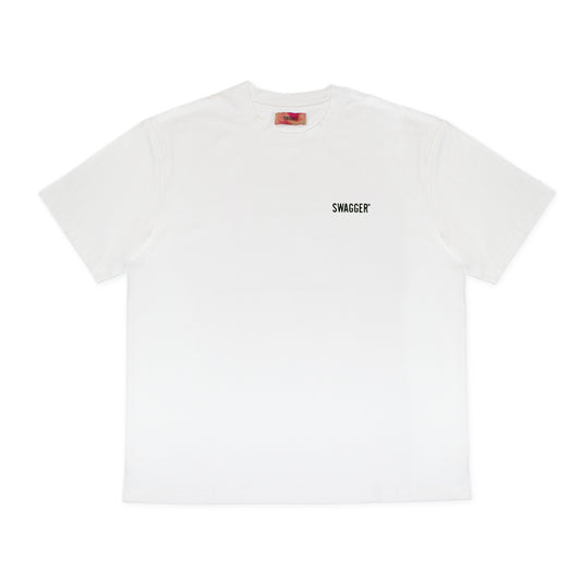 SWAGGER CHEST LOGO T-Shirt WHT