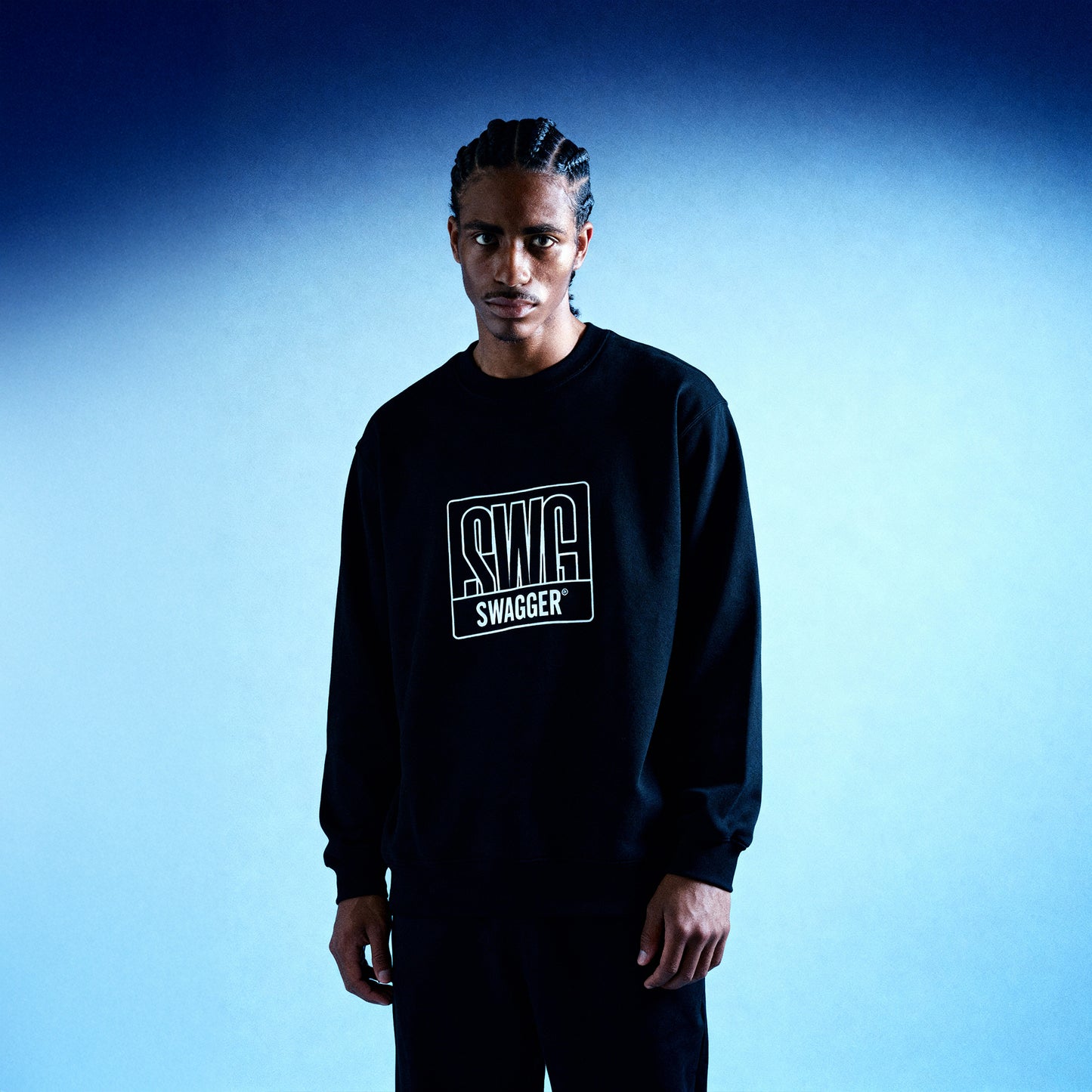 Frame Box Logo LS Tee <BLACK>