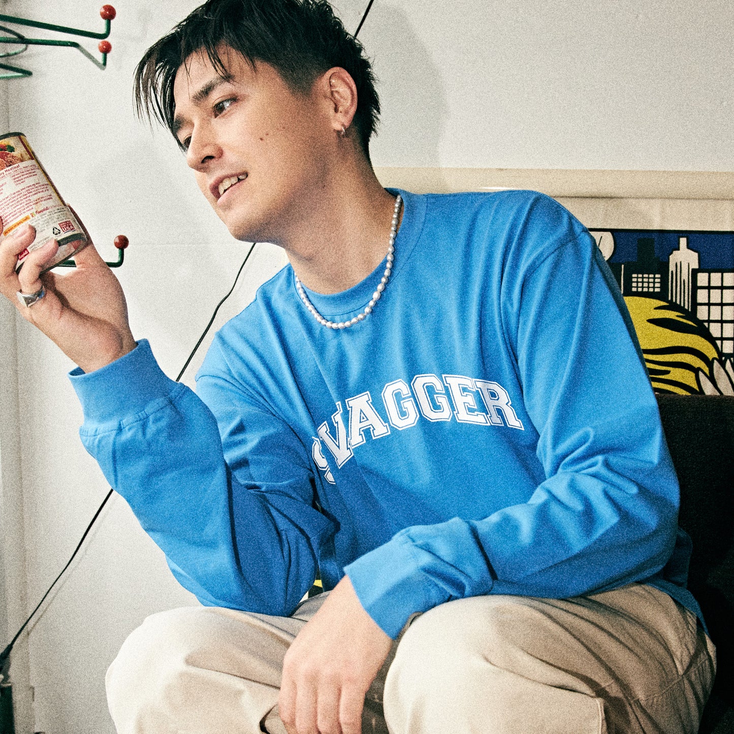College LT-Shirt BLU