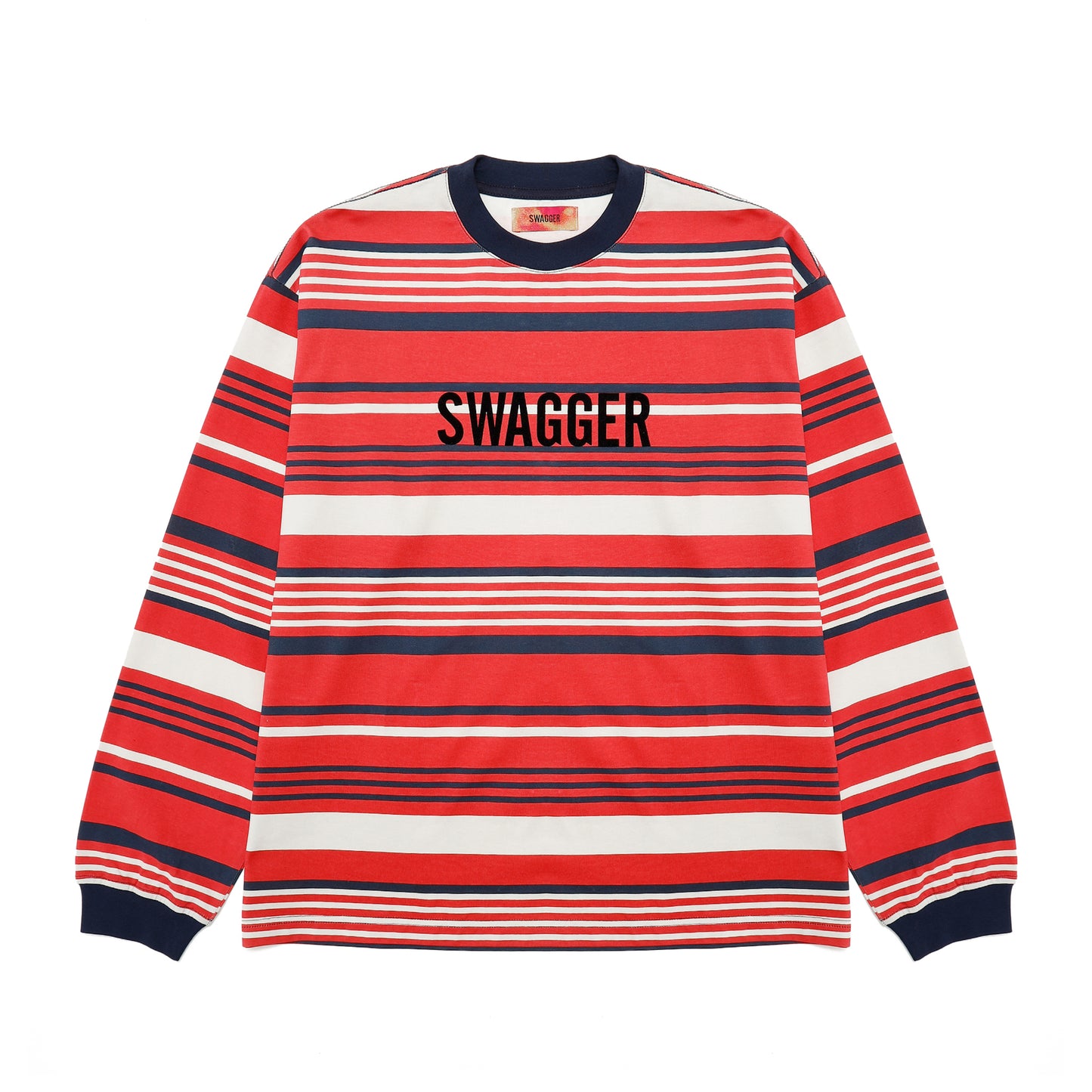 SWAGGER MULTI STRIPE LT RED