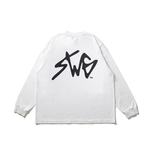 <再入荷>SWG SIGNATURE LOGO LT-SHIRT WHITE
