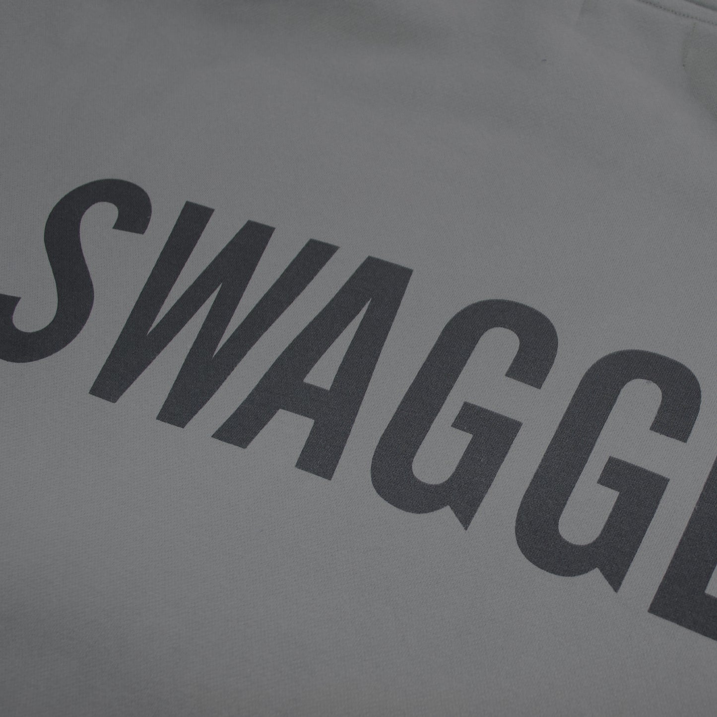 SWAGGER BACK LOGO HOODIE GRAY