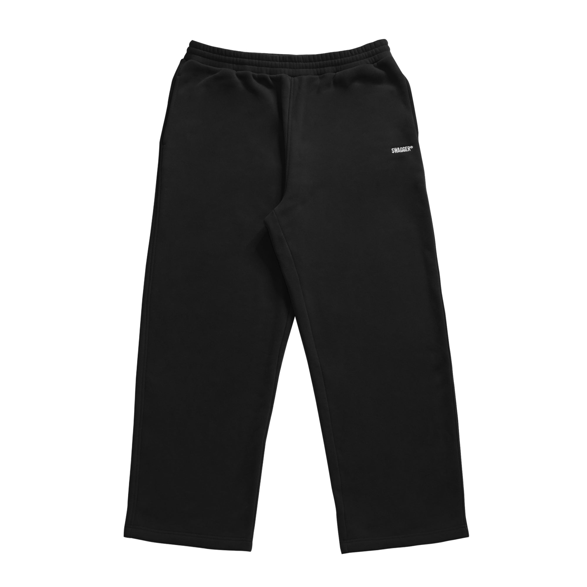 WIDE SWEAT PANTS BLACK – SWAGGER® OFFICIAL SITE