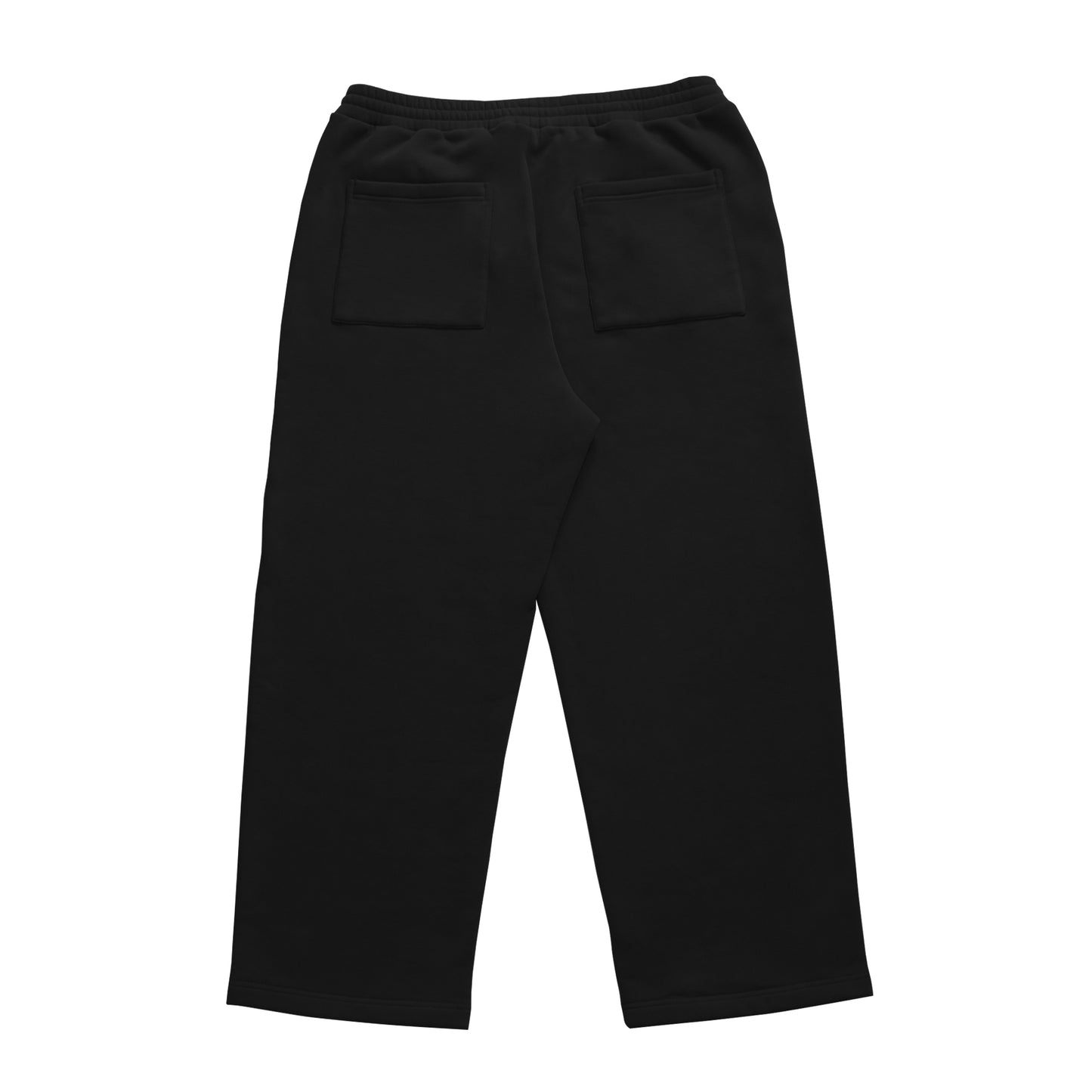 WIDE SWEAT PANTS BLACK