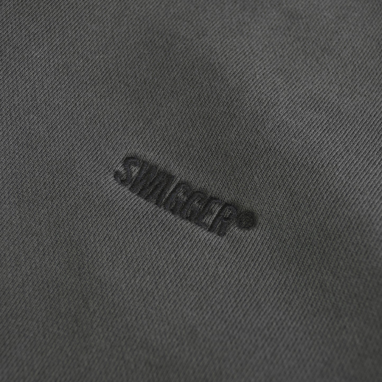 OVERDYE CHEST LOGO HOODIE C.GRAY