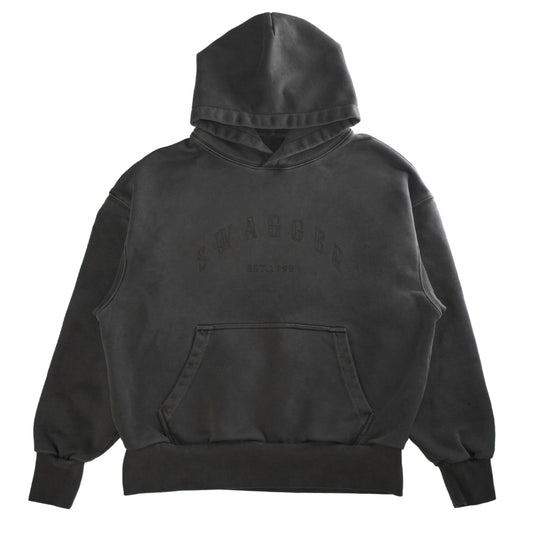 OVERDYE ARCH LOGO HOODIE C.GRAY