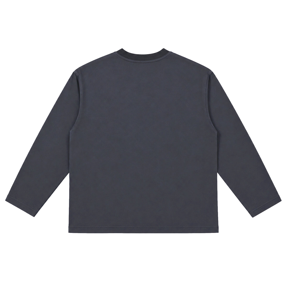 Barbed Box logo LS Tee (C.Gry)