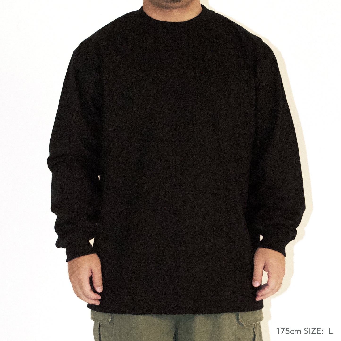 ANYDAY TOUGH LS TEE <BLACK>