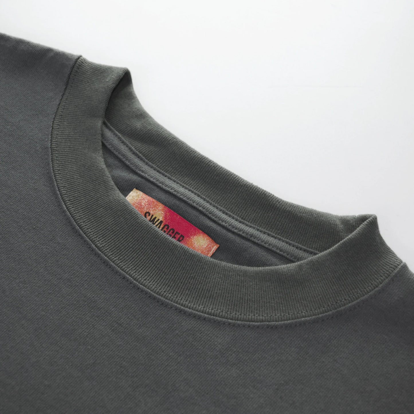 Upside Down LS Tee <C.GRAY>