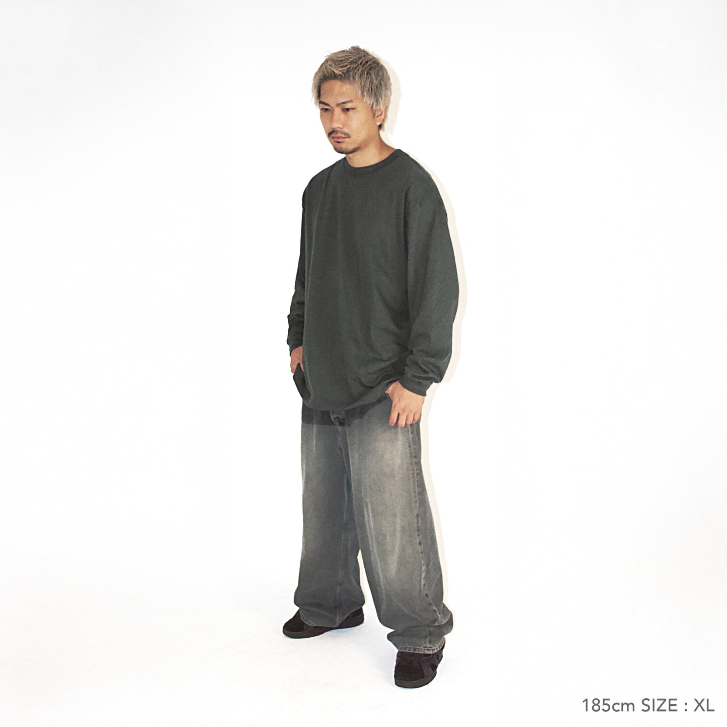 ANYDAY TOUGH LS TEE <C.GRAY>
