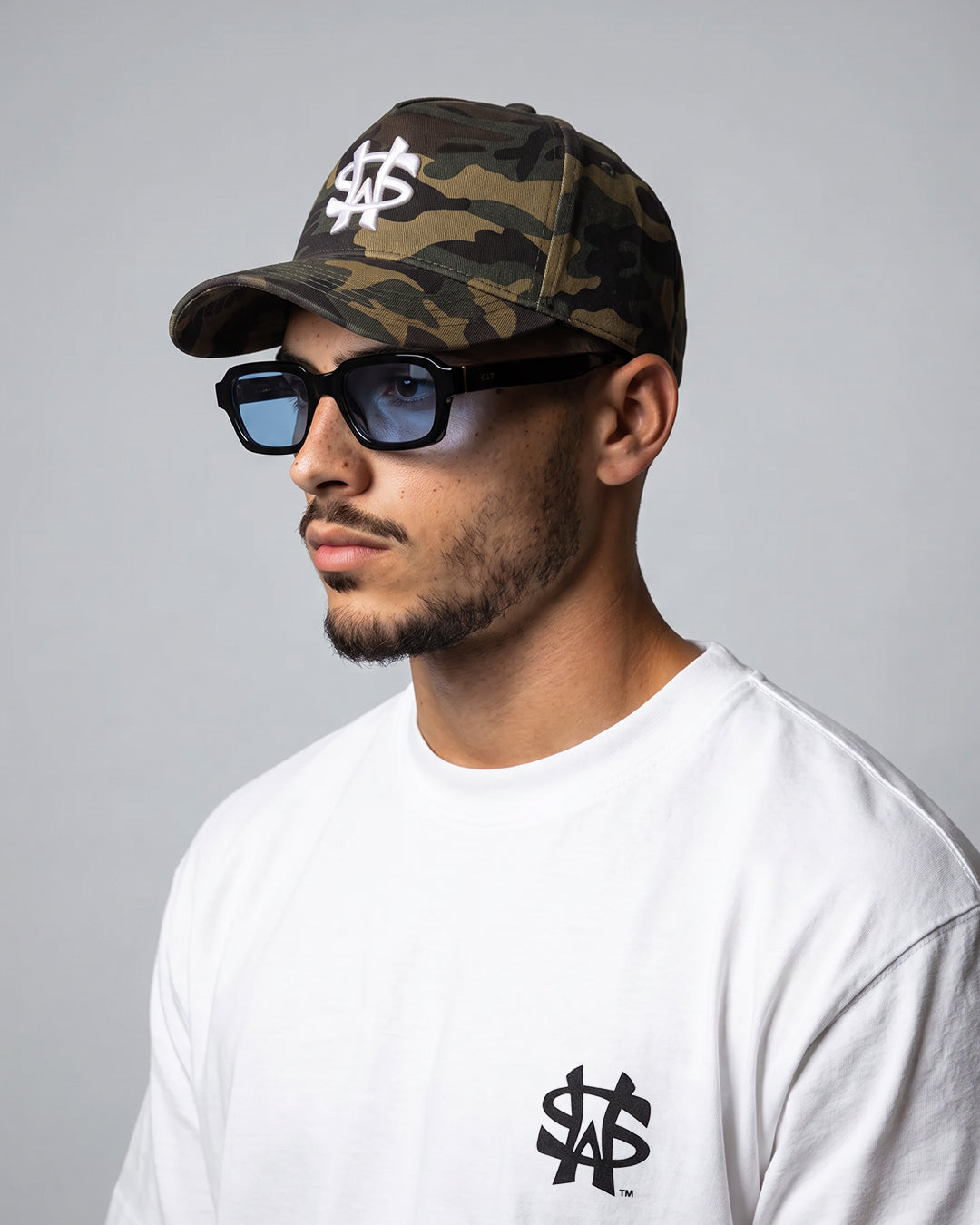 予約販売 SW Logo Deep Crown Cap (Camouflage)