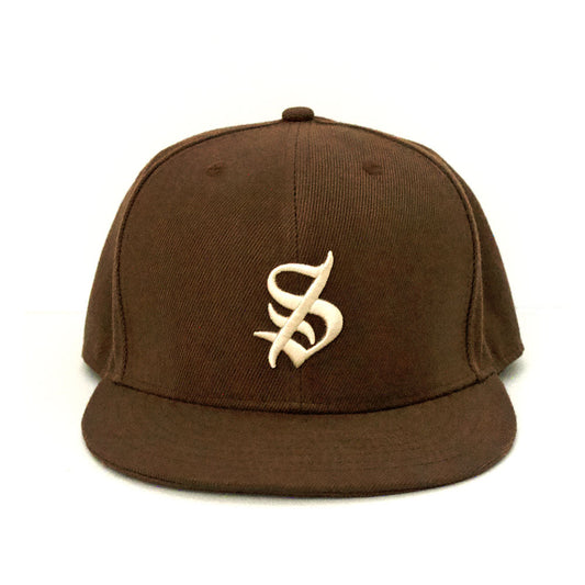 <再入荷> "S"LOGO CAP BROWN