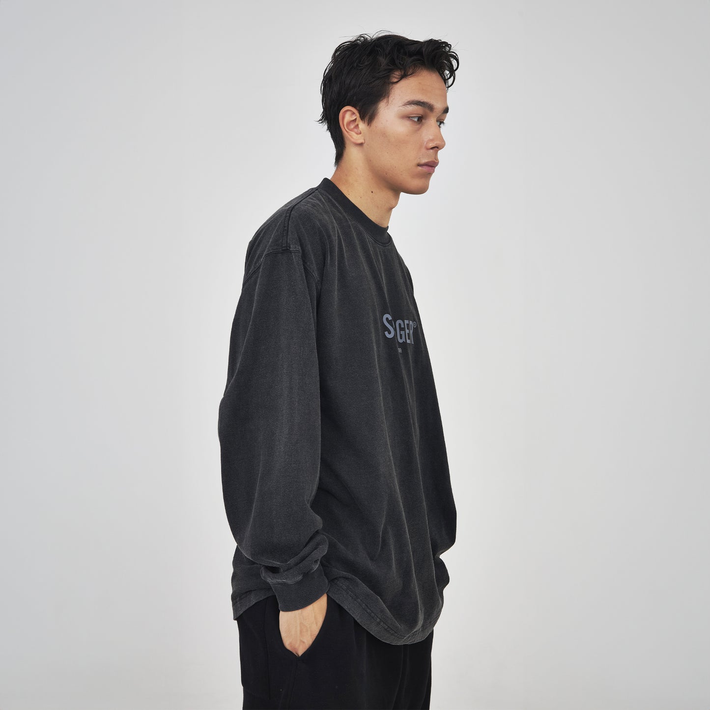 3D LOGO LT-SHIRT BLACK