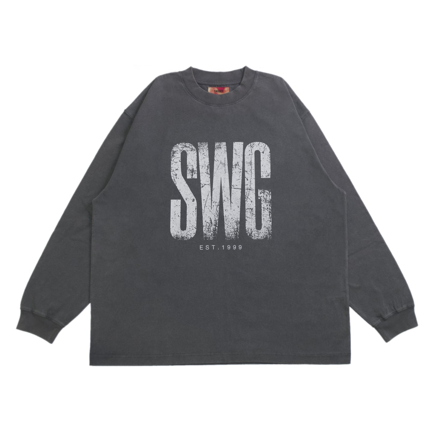 VINTAGE SWG LOGO LT-SHIRT C.GRAY