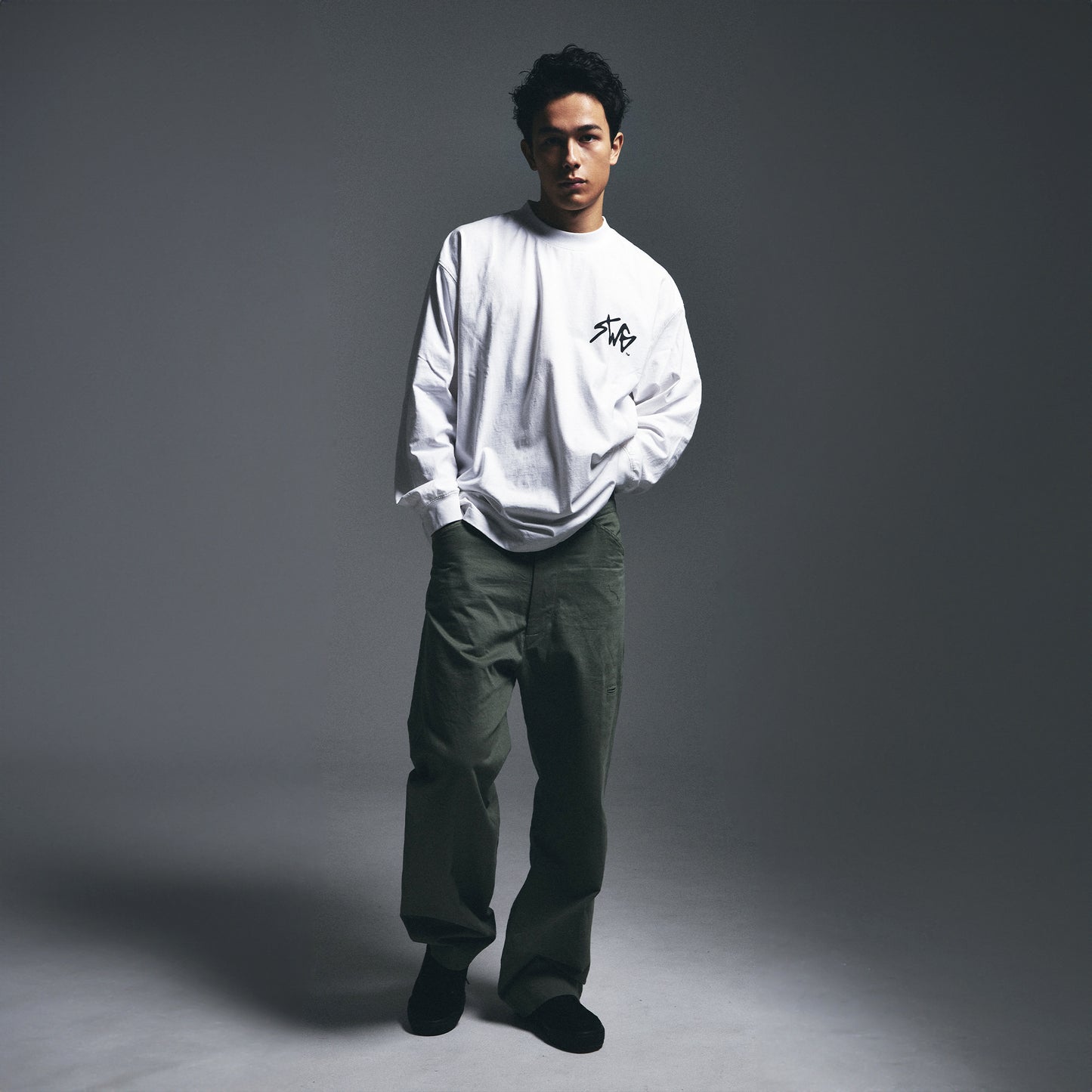 SWG SIGNATURE LOGO LT-SHIRT WHITE