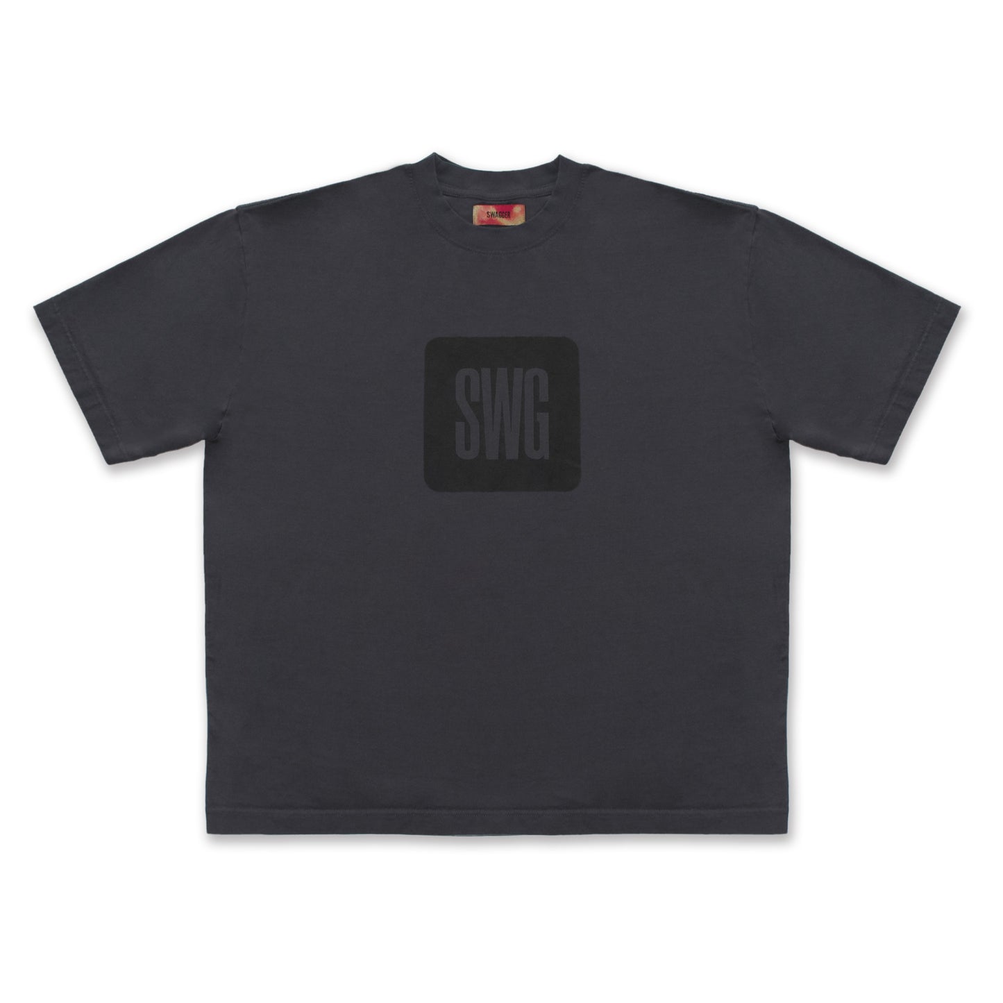 SWG BOX LOGO T-SHIRT C.GRAY