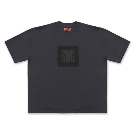 SWG BOX LOGO T-SHIRT C.GRAY