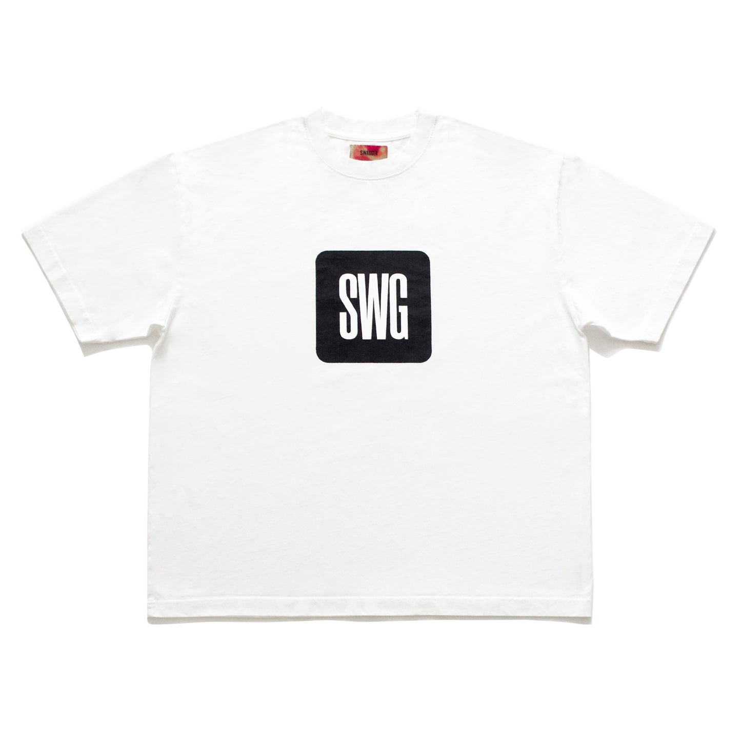 SWG BOX LOGO T-SHIRT WHITE