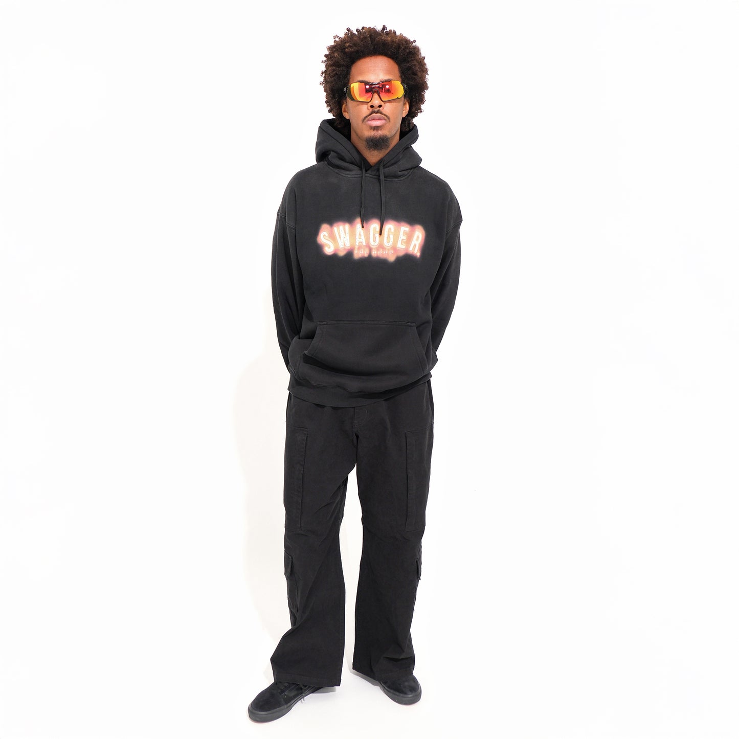 8Pocket Cargo Pants <BLACK>