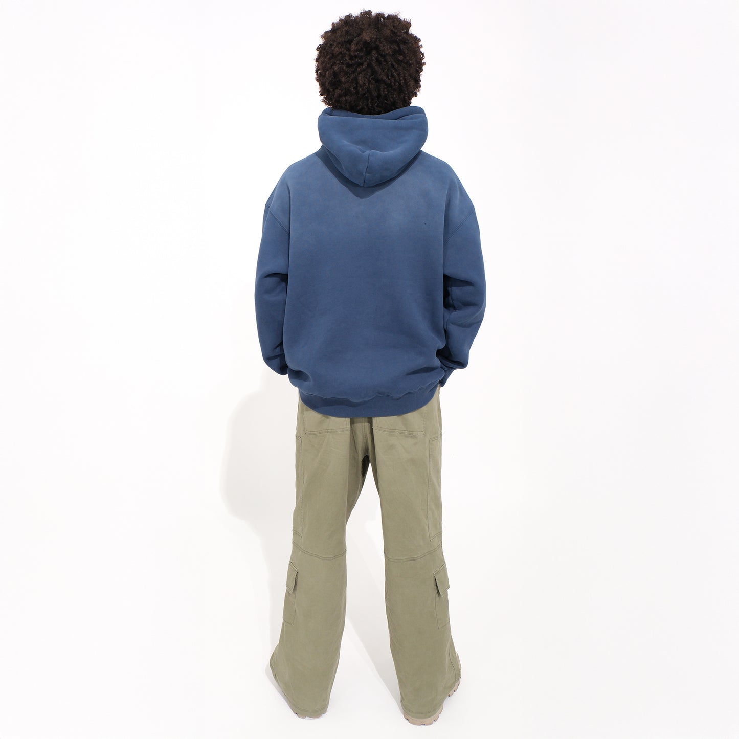 Melt Logo Hoodie <NAVY>